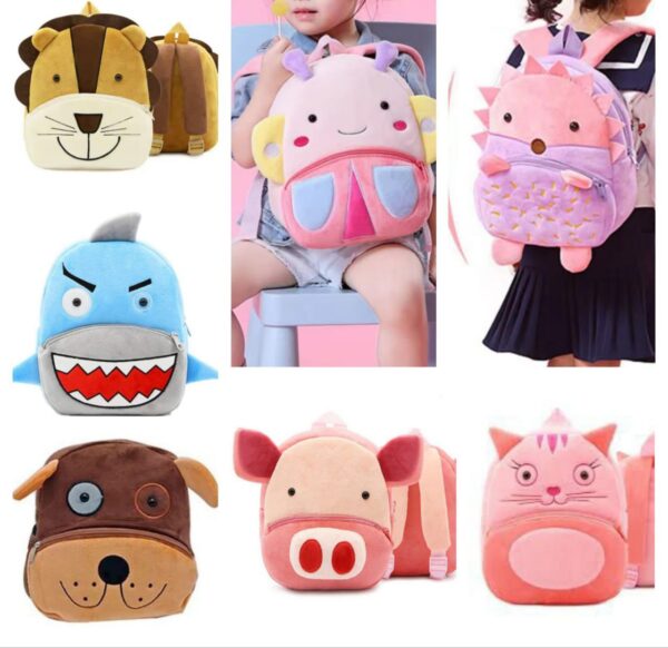 ▪️ MOCHILA AFELPADAS ANIMADAS